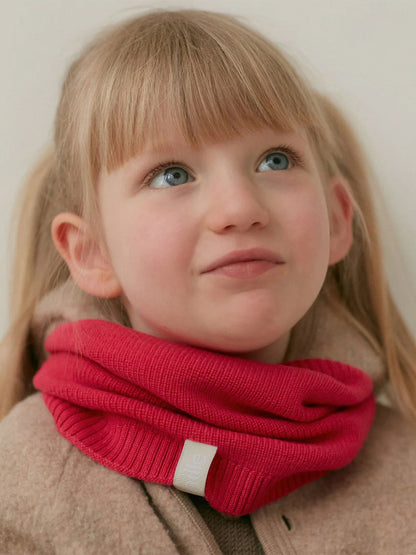 Cienki komin z wełny merino Fine Loop Scarf Mille Family BÉBÉ Concept 