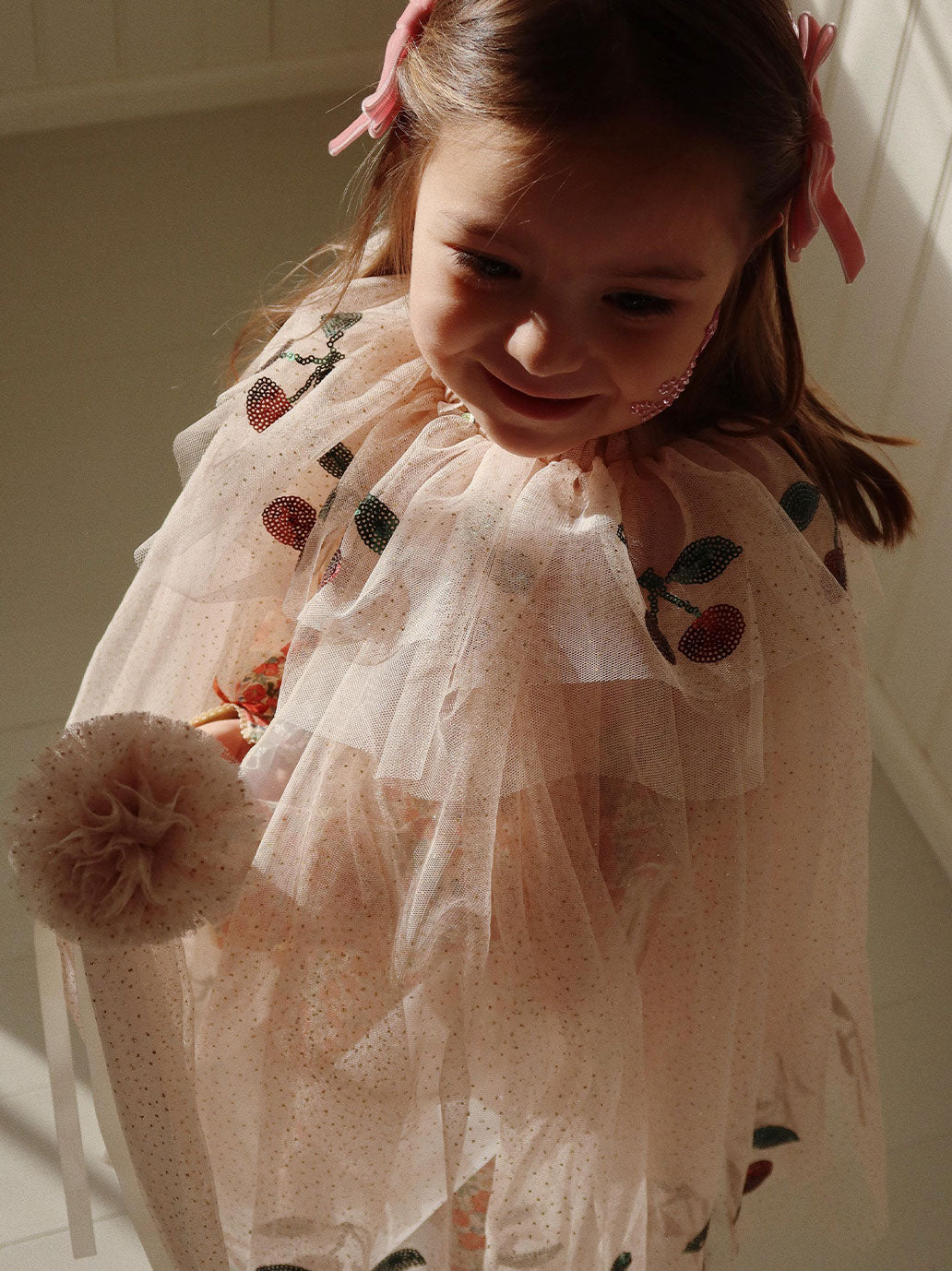 Przebranie z peleryną Princess Sequin Cape Konges Slojd BÉBÉ Concept 