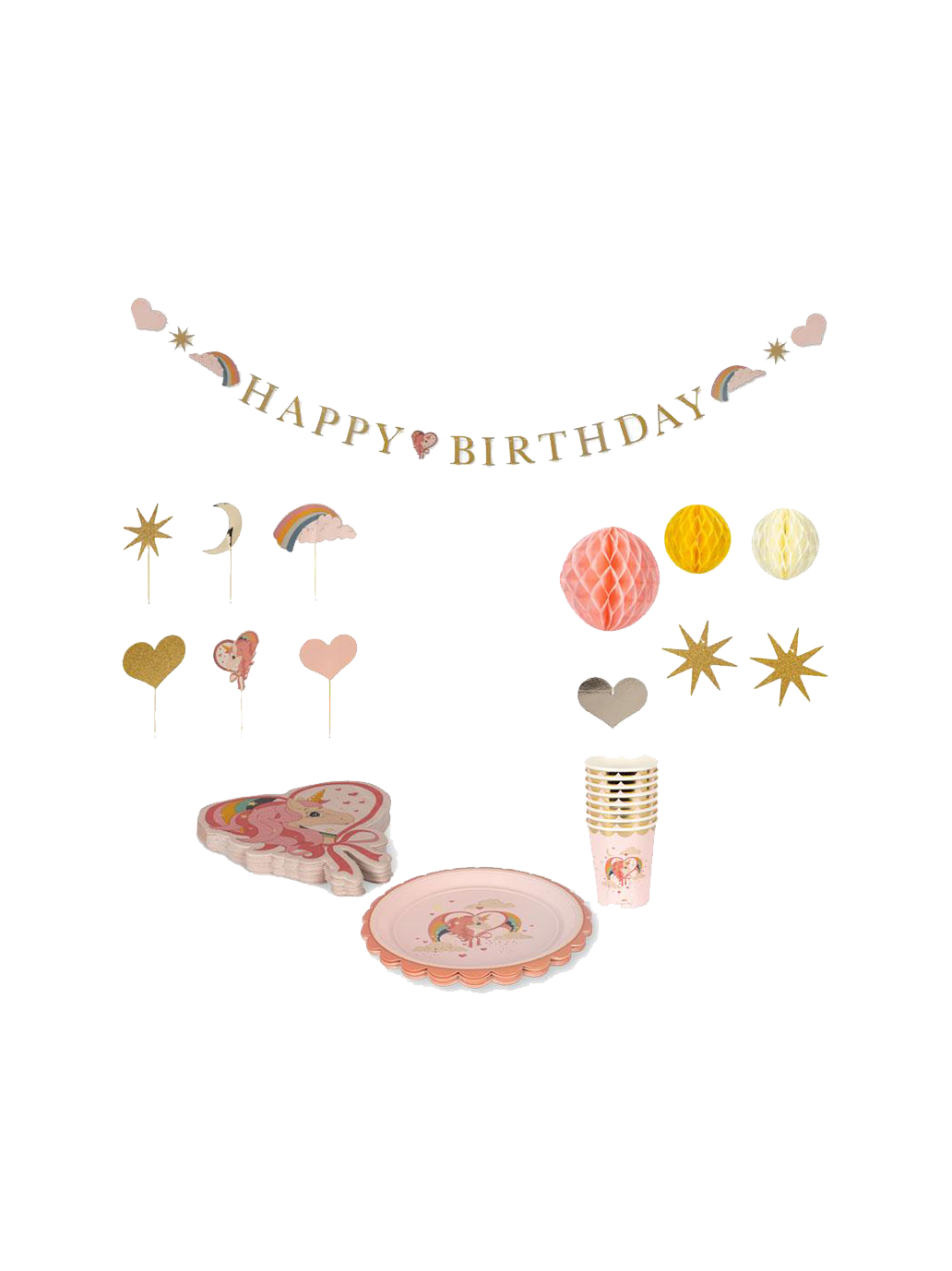 Zestaw ozdób urodzinowych Party Kit Konges Slojd BÉBÉ Concept 