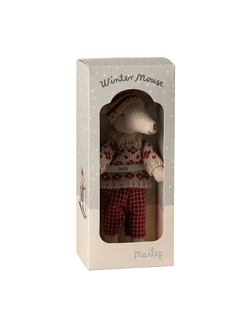 Myszka narciarka Winter Mouse Maileg BÉBÉ Concept 