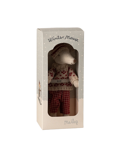 Myszka narciarka Winter Mouse Maileg BÉBÉ Concept 