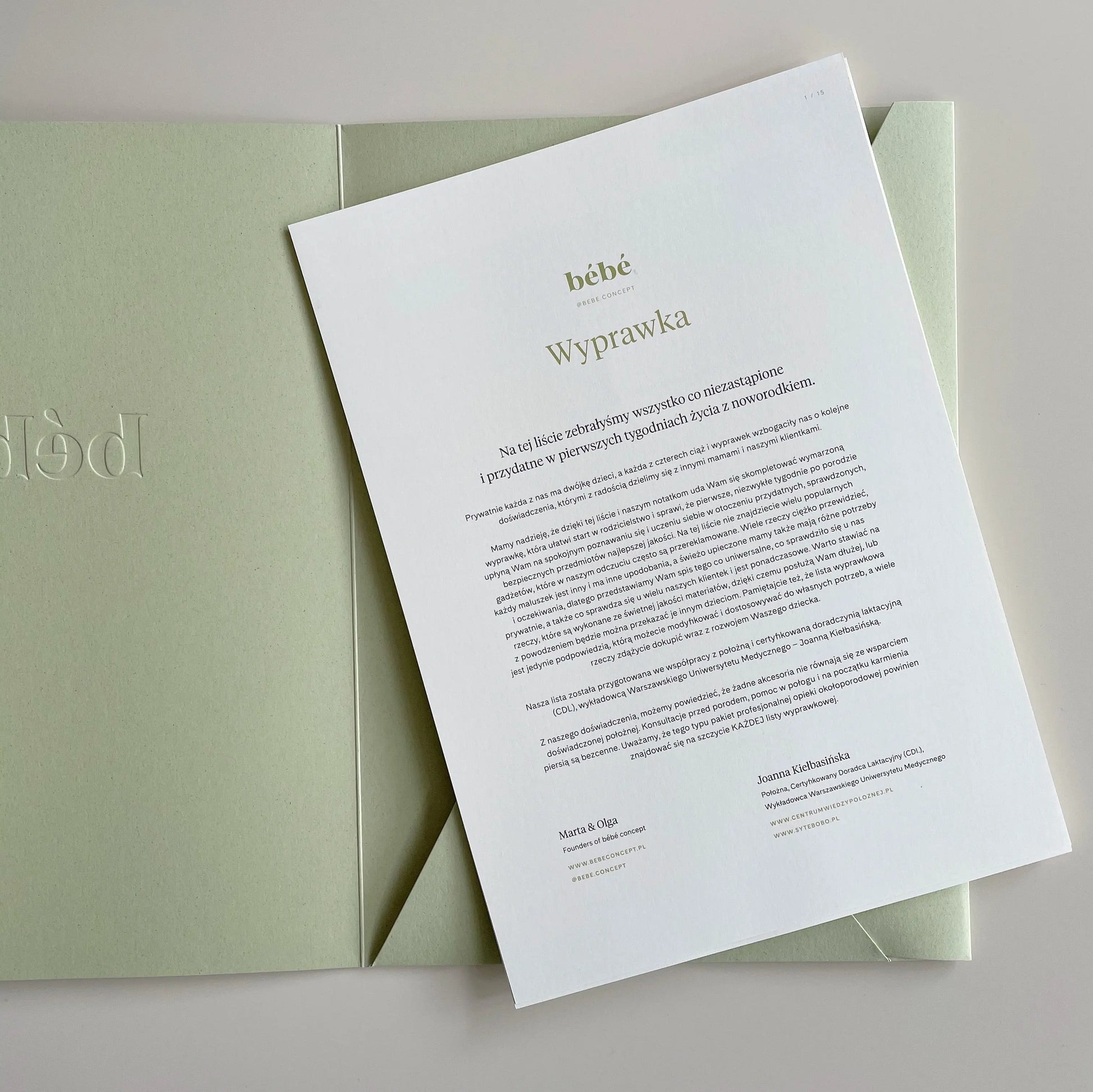 Kompendium Wyprawkowe z teczką bébé concept BÉBÉ Concept