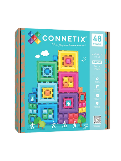 Klocki magnetyczne Bright Portal Pack Connetix BÉBÉ Concept 