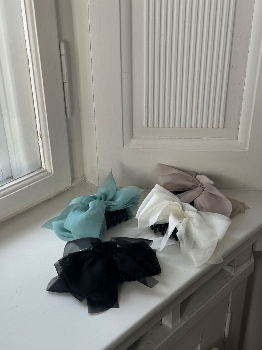 Spinka klamra do włosów Bow Claw SEAFOAM