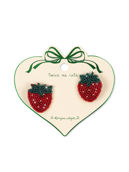 Zestaw spinek do włosów STRAWBERRY