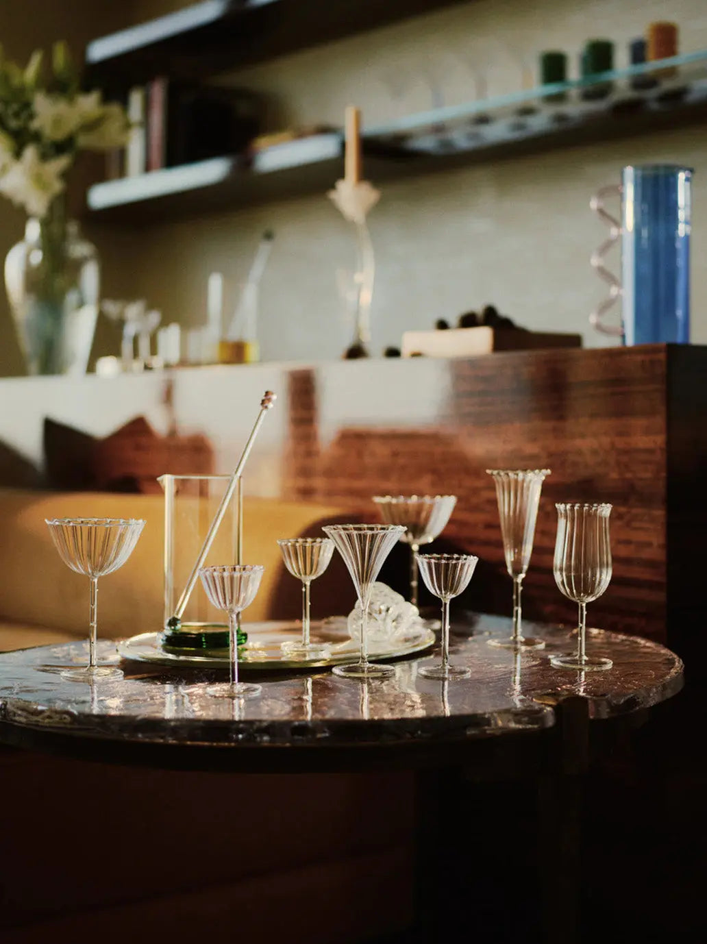 Zestaw kieliszków Trumpet Aperitif Glass Sophie Lou Jacobsen BEBE Concept 