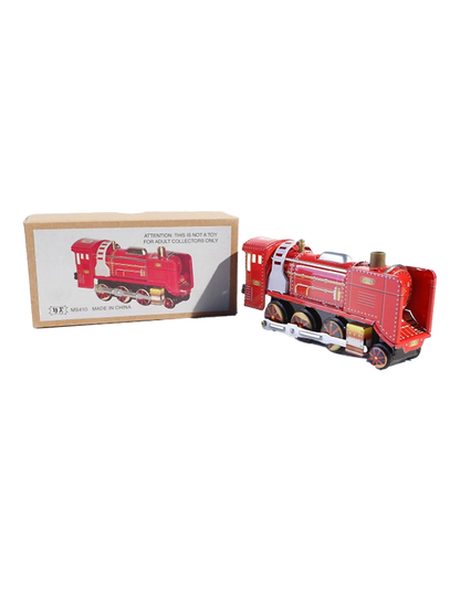 Blaszana retro zabawka Lokomotywa Parowa Die Blechfabrik BEBE Concept 