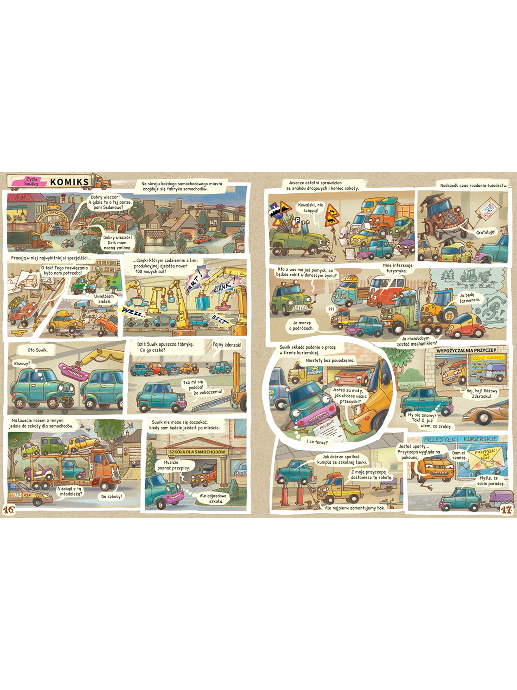 Fakty i plotki o autach Wydawnictwo Nasza Ksiegarnia BÉBÉ Concept