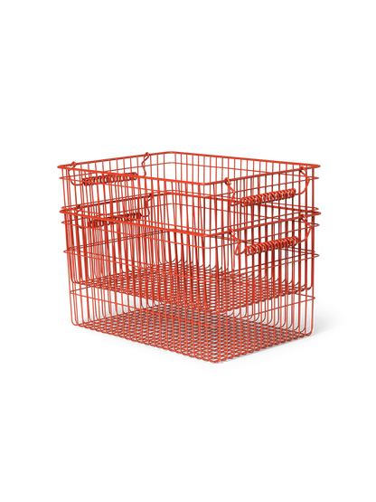 Zestaw stalowych koszy do przechowywania Cala Ferm Living BÉBÉ Concept 