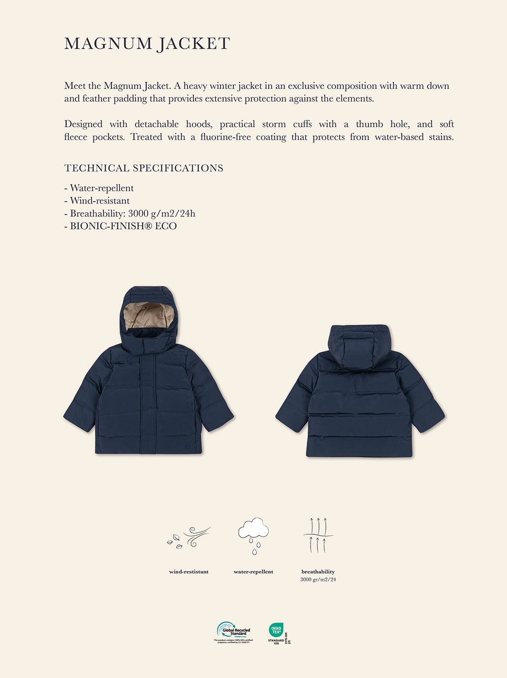 Kurtka puchowa Magnum Down Jacket Konges Slojd BÉBÉ Concept 