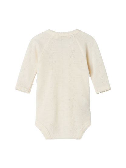 Body kopertowe z wełny merino Belita Pointelle MarMar Copenhagen BÉBÉ Concept 