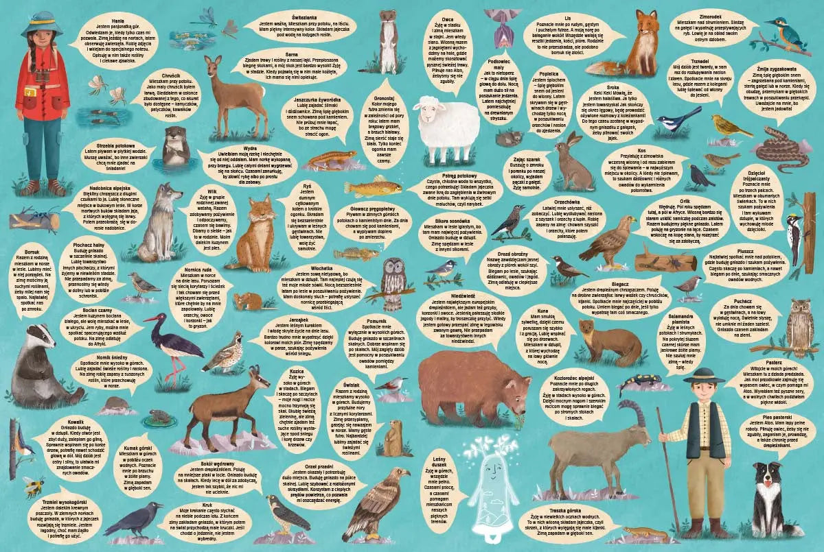 Rok w górach Wydawnictwo Nasza Ksiegarnia BÉBÉ Concept