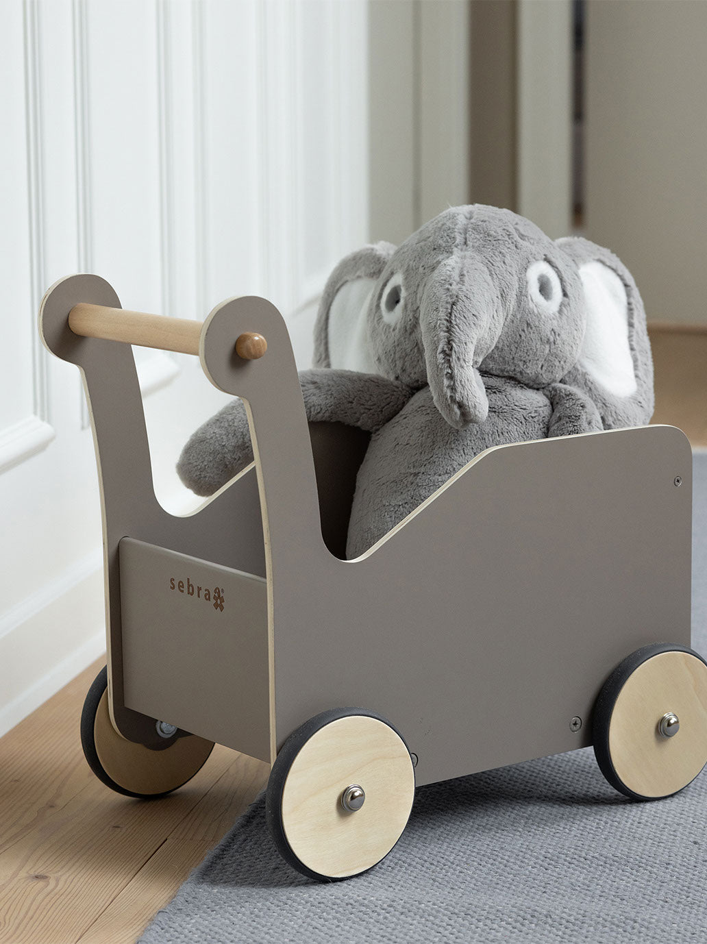 Drewniany pchacz Baby Walker Sebra BÉBÉ Concept 