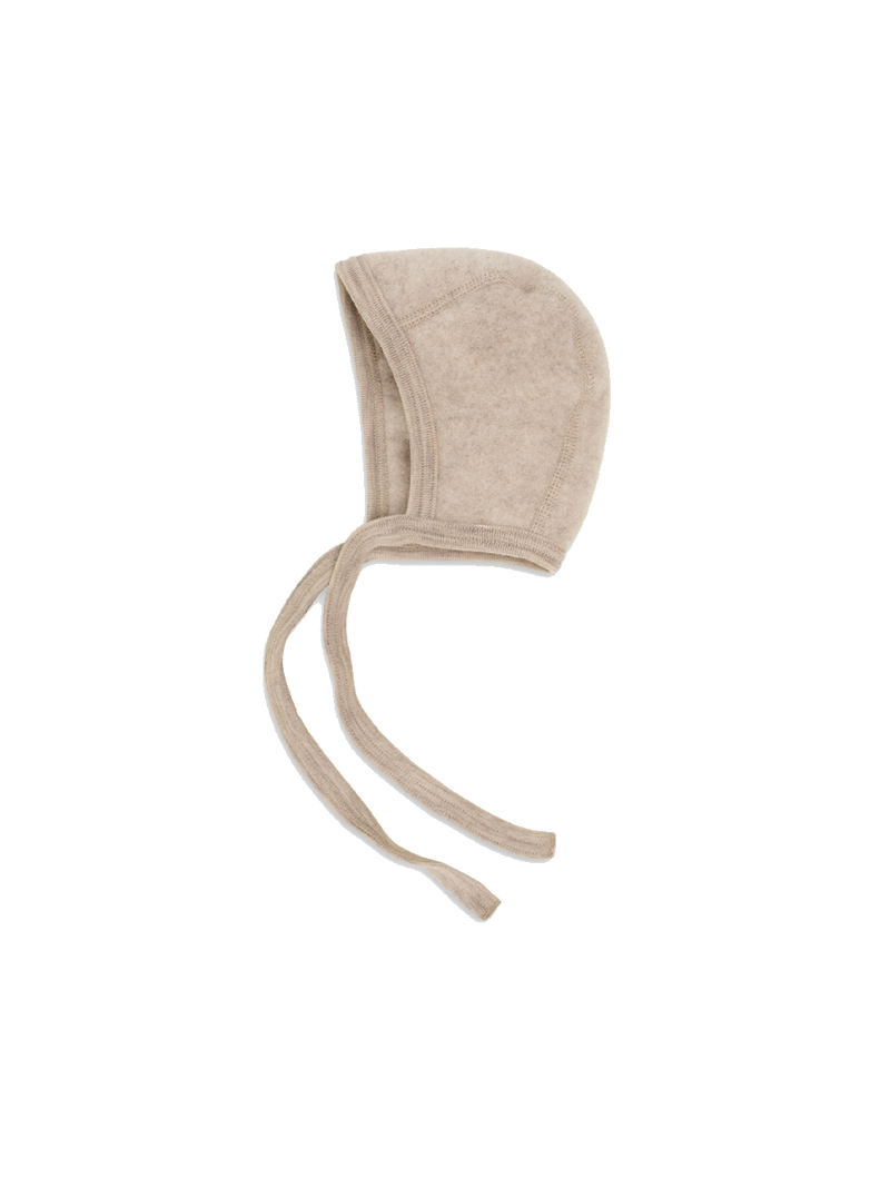 ciepła bonetka z wełny merino Engel Natur BÉBÉ Concept