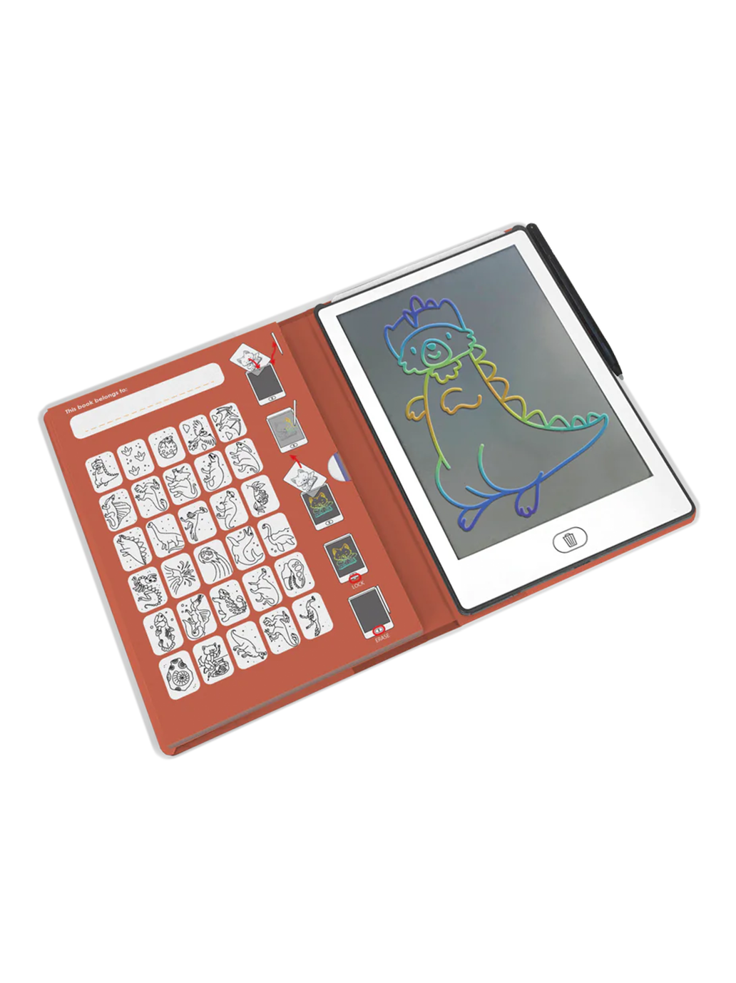 Podświetlany tablet do rysowania Kidydraw Mini Kidywolf BÉBÉ Concept 