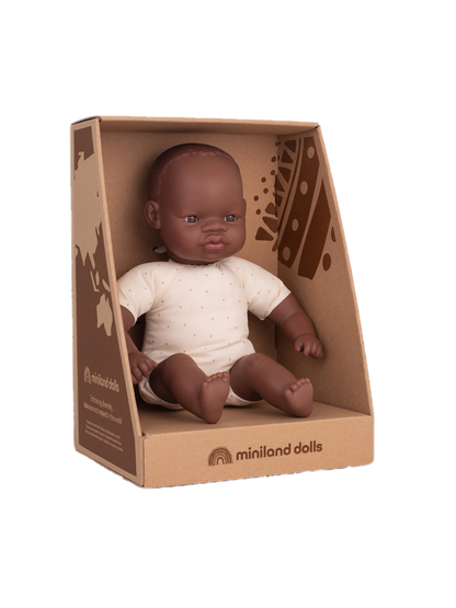 Lalka z miękkim brzuszkiem Miniland BÉBÉ Concept 