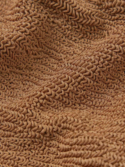 Maillot de bain à encolure carrée METALLIC COCOA