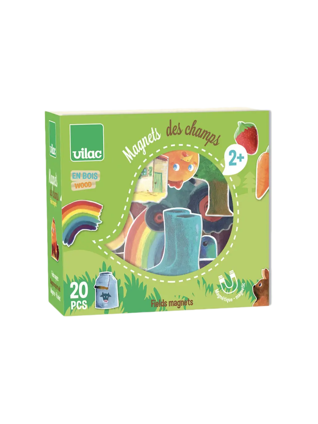 Drewniane magnesy Vilac BÉBÉ Concept