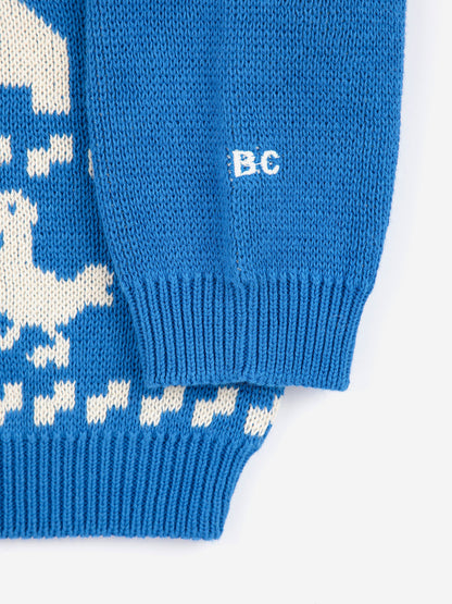 Farm jaquard jumper Baby Bobo Choses BÉBÉ Concept 