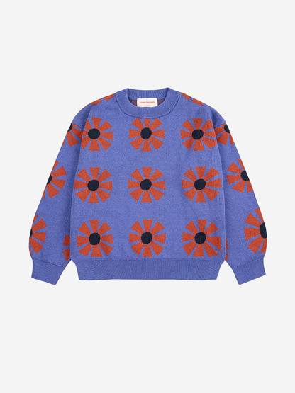 Kaleidoscope all over jacquard jumper Kids Bobo Choses BÉBÉ Concept 