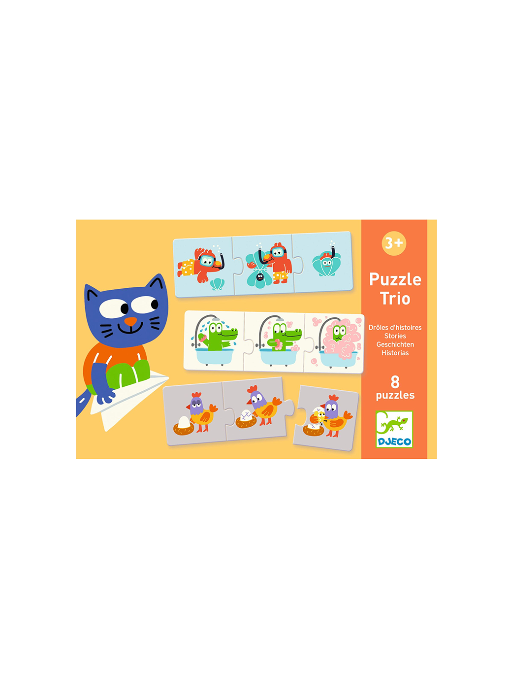 Puzzle dla najmłodszych Trio Djeco BÉBÉ Concept