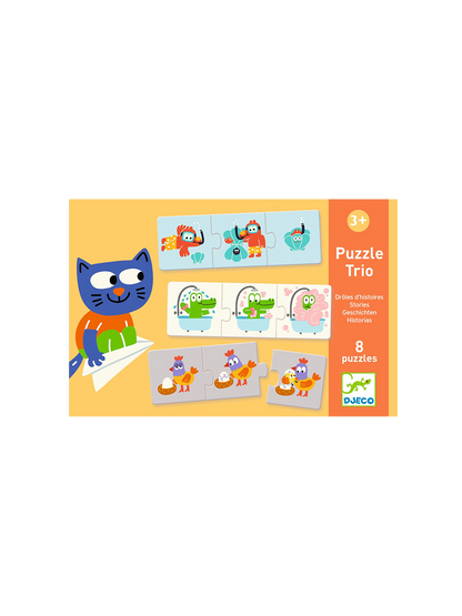 Puzzle dla najmłodszych Trio Djeco BÉBÉ Concept