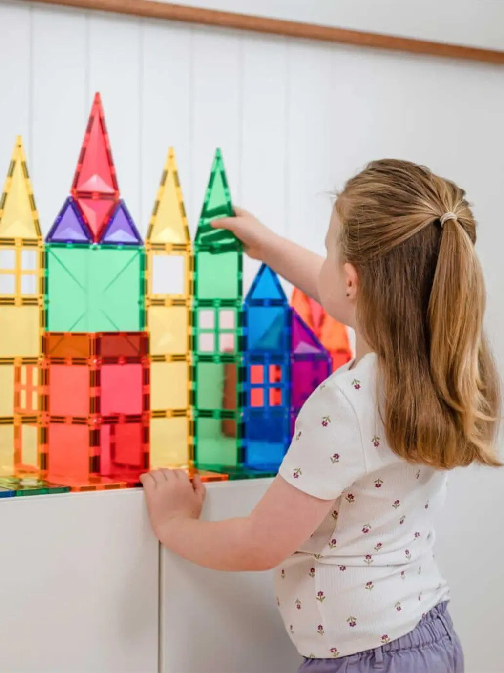 Klocki magnetyczne Rainbow Creative Pack Connetix BÉBÉ Concept 