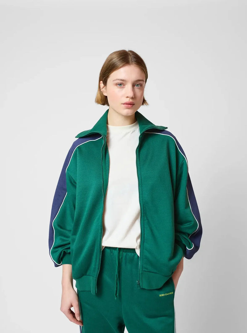 Bluza dresowa Striped zipped sweatshirt Bobo Choses BÉBÉ Concept 