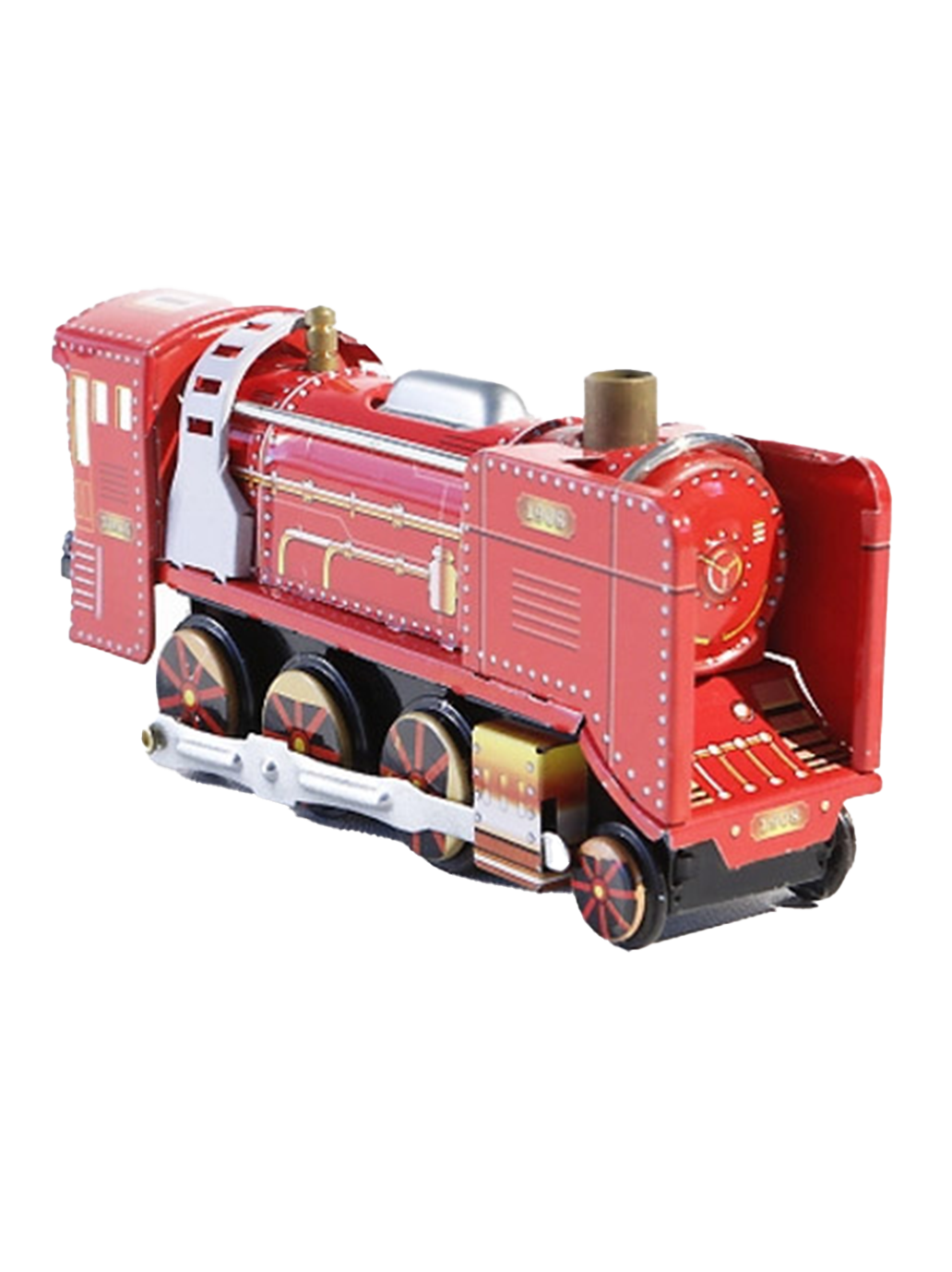 Blaszana retro zabawka Lokomotywa Parowa Die Blechfabrik BEBE Concept 