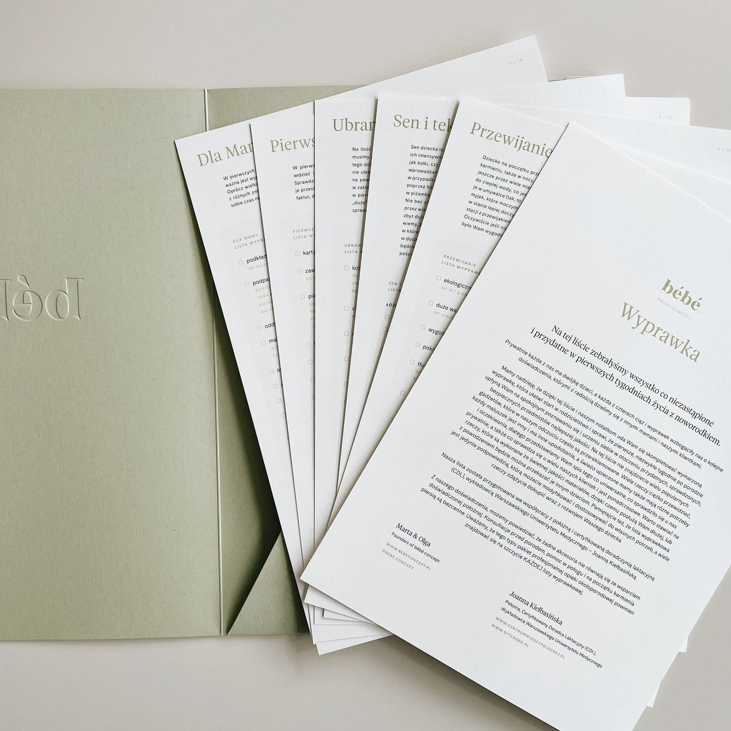 Kompendium Wyprawkowe z teczką bébé concept BÉBÉ Concept