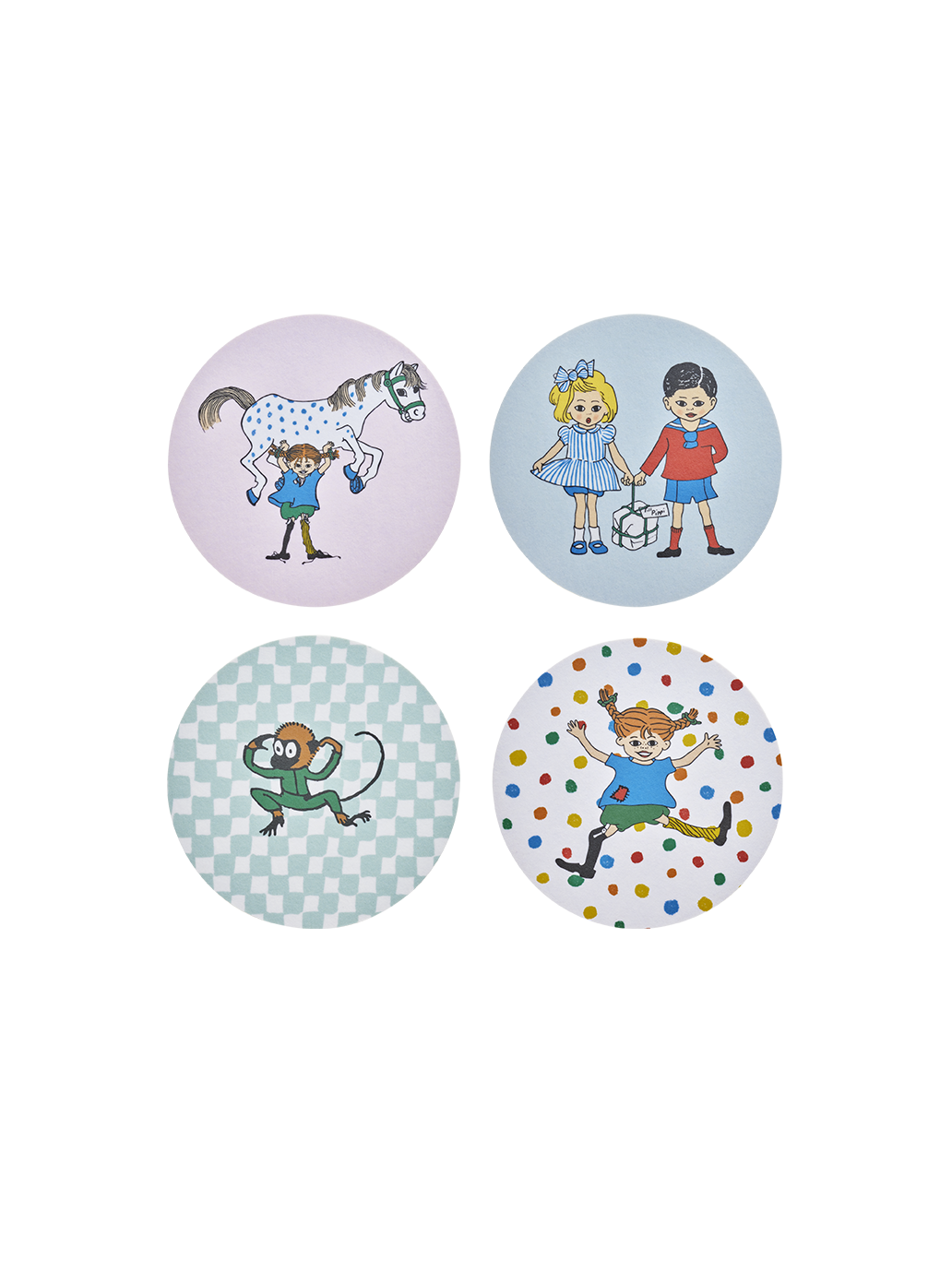Zestaw podkładek Pippi Coasters Set Muurla BÉBÉ Concept 