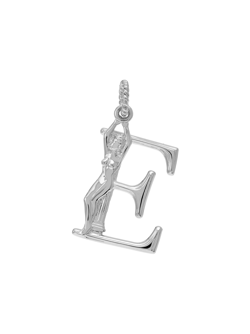 Srebrna zawieszka Initial Muse Necklace Charm E