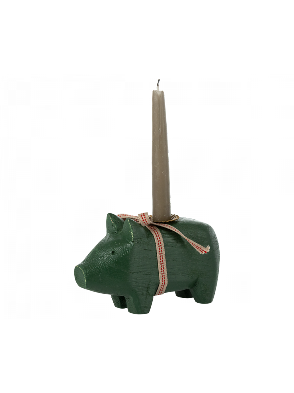 Drewniany świecznik świnka Christmas Pig Small Maileg BÉBÉ Concept 