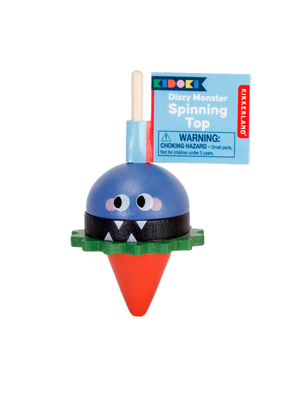 Kidoki Monster Spinning Top Kikkerland BÉBÉ Concept 
