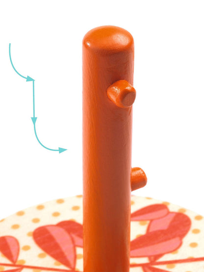 Drewniana układanka zwierzątka Multi Stack Djeco BÉBÉ Concept 