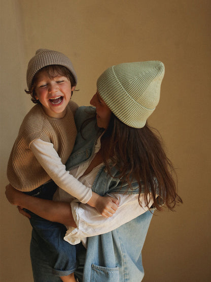 Czapka beanie z wełny merino Fonzie Adult Hvid BÉBÉ Concept 