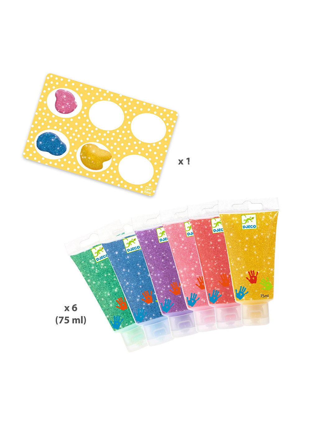 Farby do malowania palcami Djeco BÉBÉ Concept