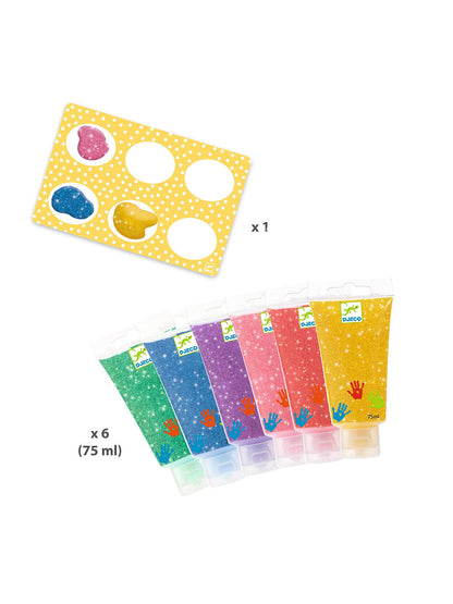 Farby do malowania palcami Djeco BÉBÉ Concept