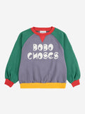 Bobo Choses color block ranglan sweatshirt Kids Bobo Choses BÉBÉ Concept 