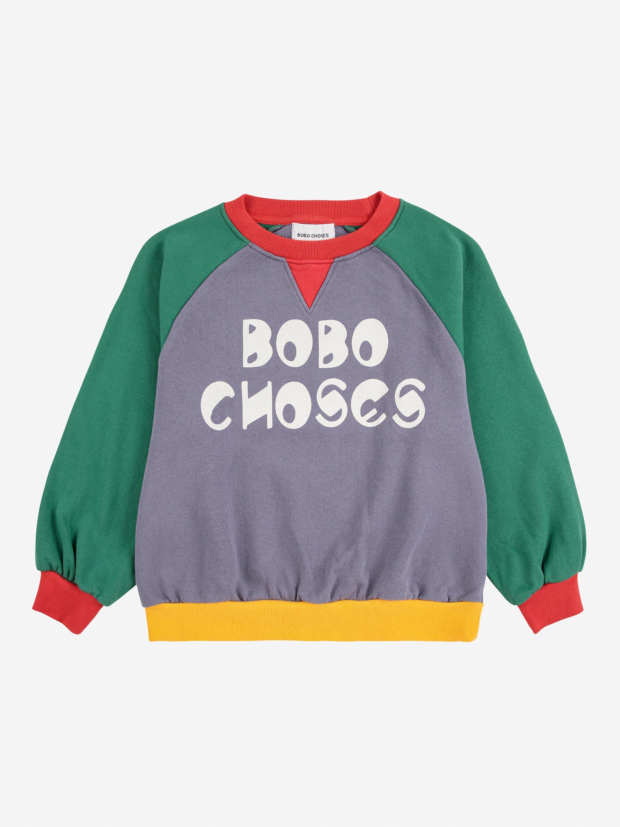 Bobo Choses color block ranglan sweatshirt Kids Bobo Choses BÉBÉ Concept 