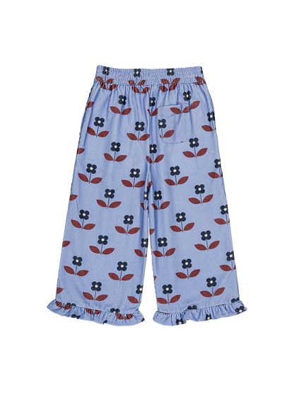 Spodnie Malika pants Flora blue Hello Simone BÉBÉ Concept 