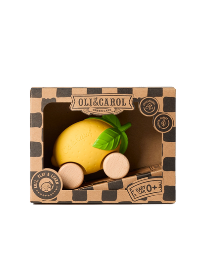 Pierwszy samochodzik z kauczuku Oli &amp; Carol BÉBÉ Concept 