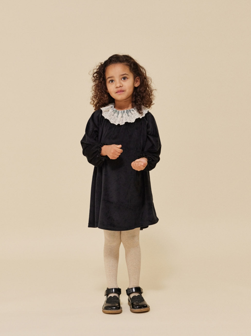 Aksamitna sukienka Venola Dress Konges Slojd BÉBÉ Concept