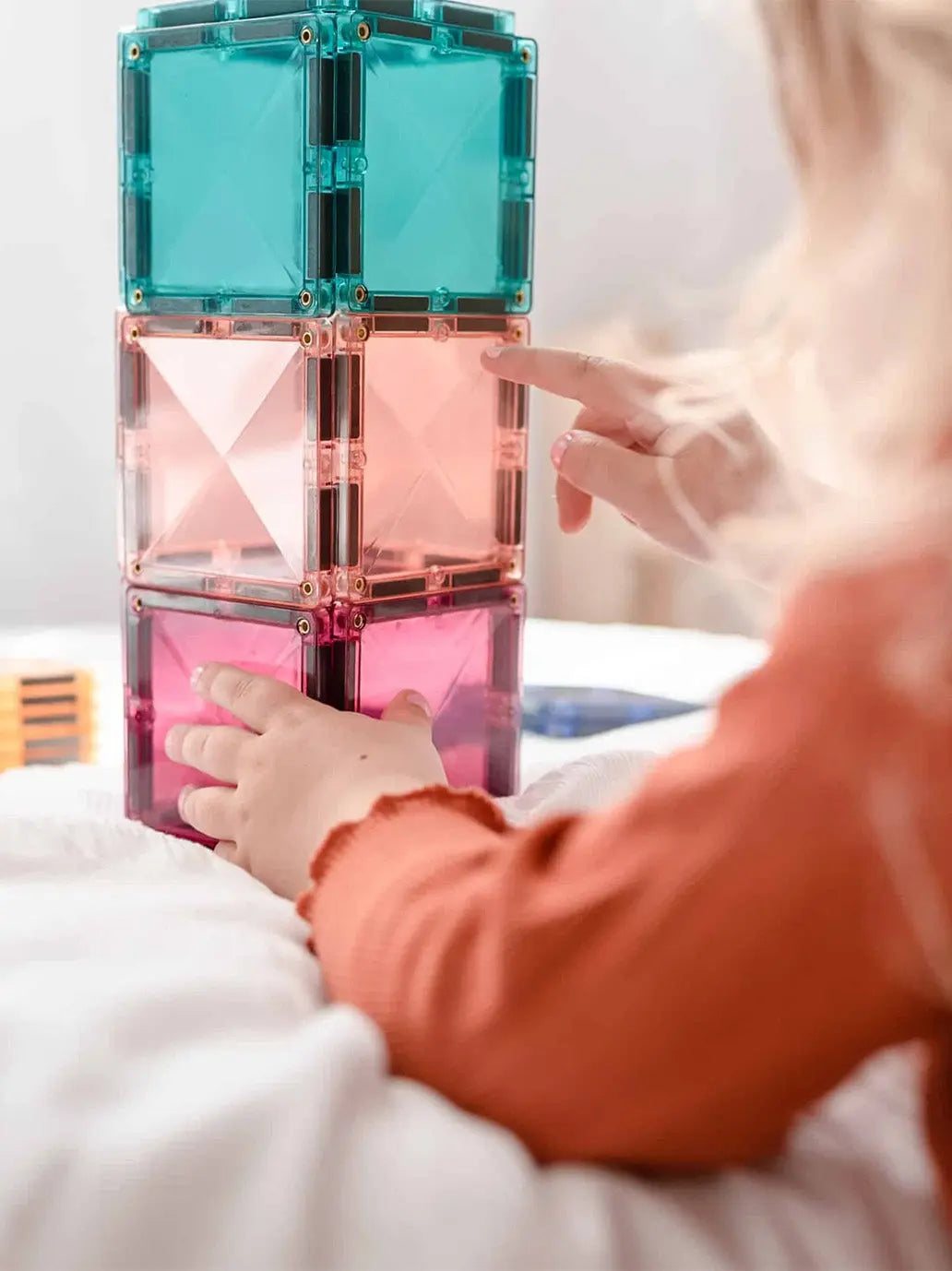 Klocki magnetyczne Pastel Creative pack Connetix BÉBÉ Concept 