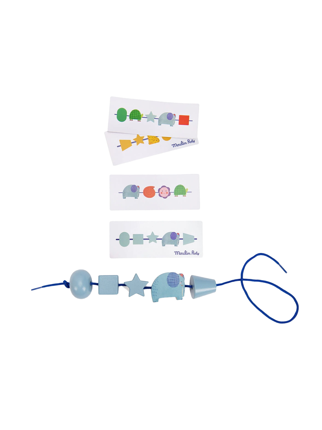 Drewniana nawlekanka Moulin Roty BÉBÉ Concept 