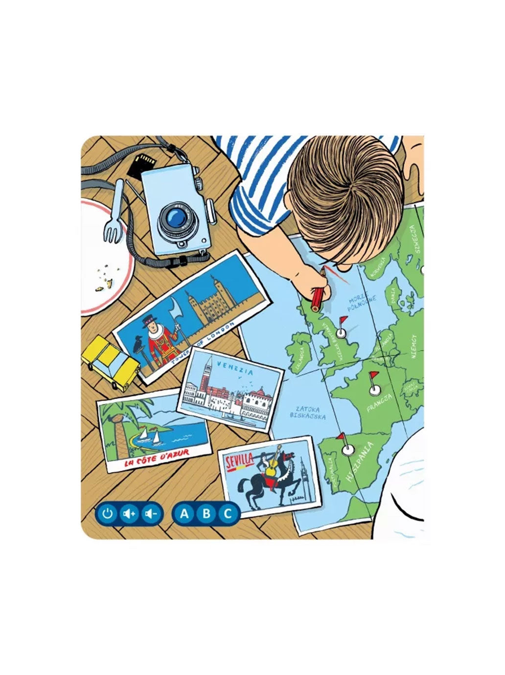 Europa na talerzu. Książka interaktywna Albi BÉBÉ Concept 