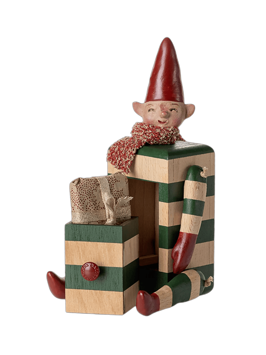 Świąteczny Elf z sekretną szufladką Maileg BÉBÉ Concept 