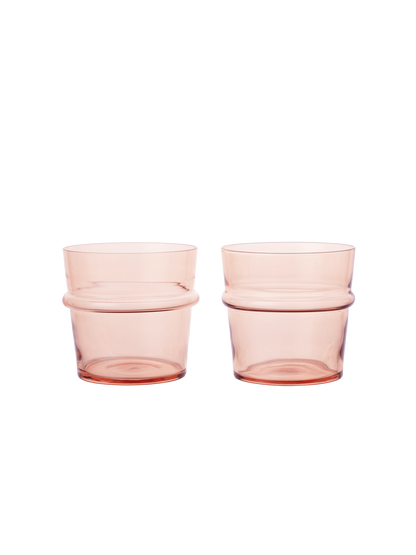 Zestaw szklanek Boya glasses low Ferm Living BÉBÉ Concept 