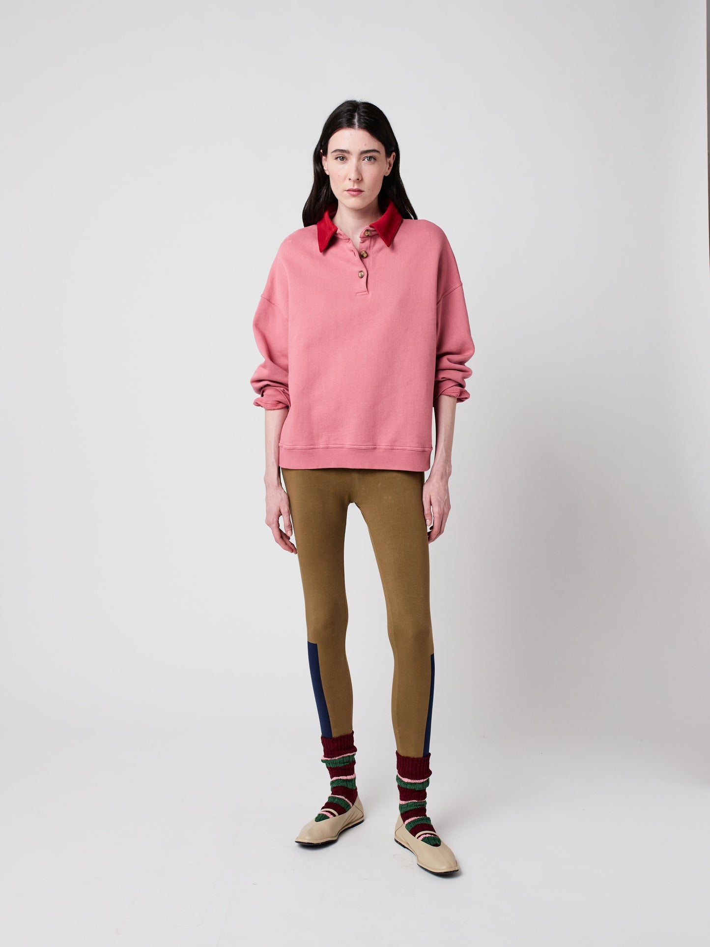 Color Block cotton leggings Bobo Choses BÉBÉ Concept 