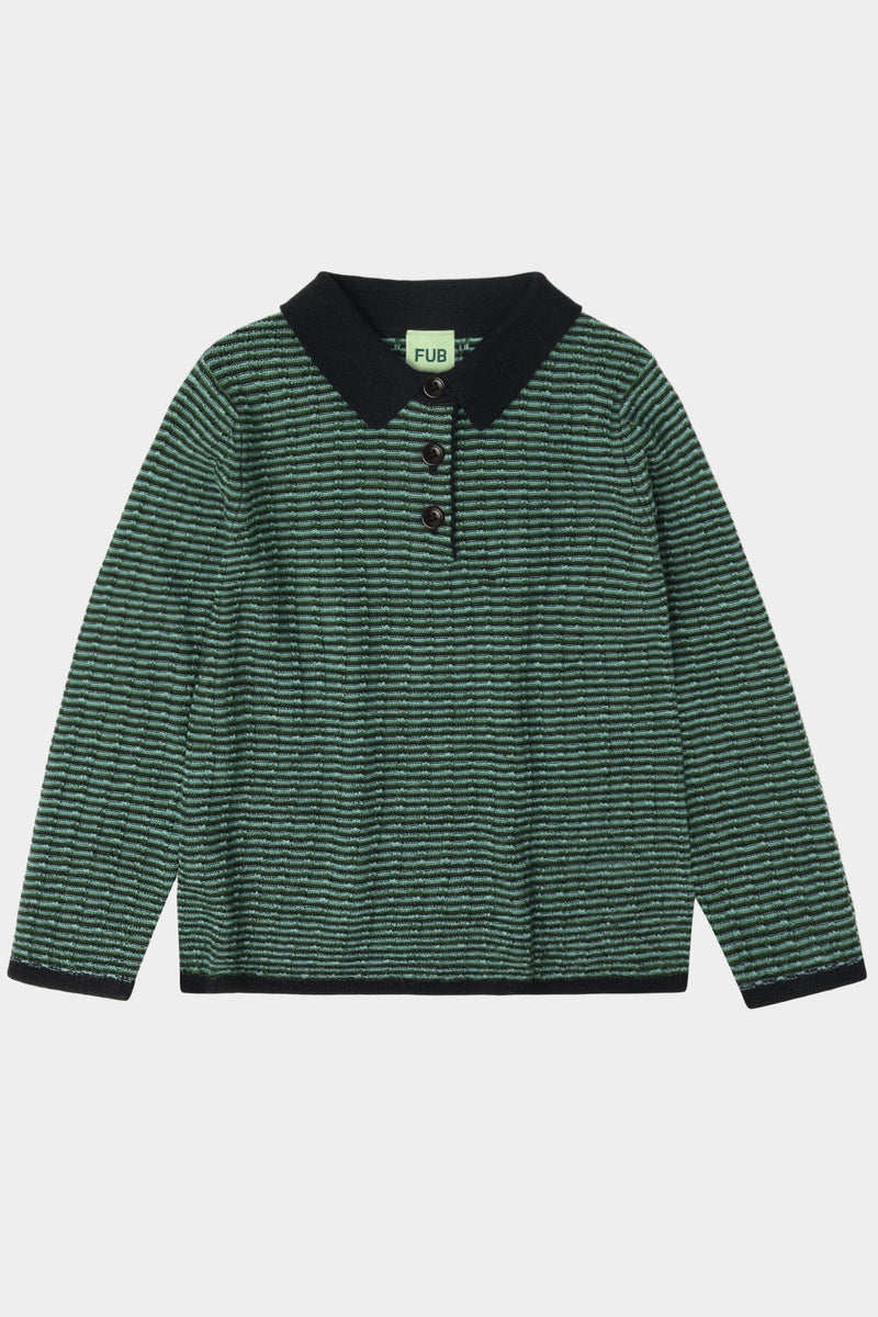 Cienka bluza z wełny merino Polo Shirt FUB BÉBÉ Concept 